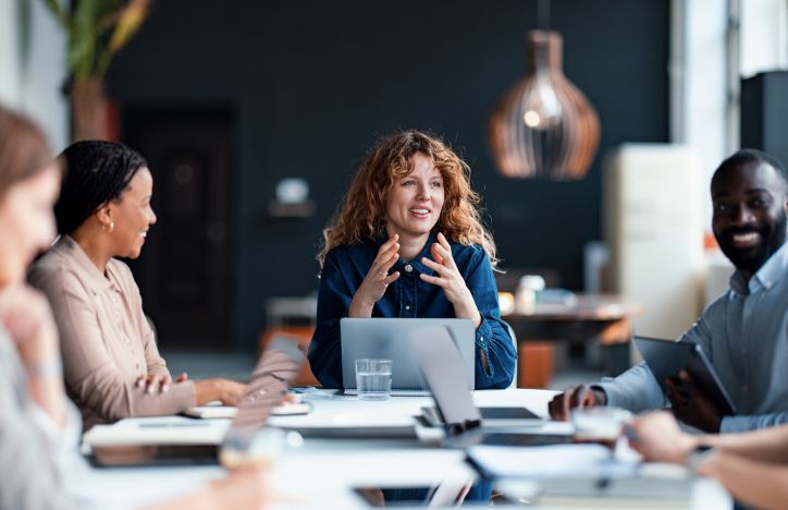 Office Meeting With Director