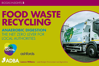 ADBA report on food waste recyclying - the net zero lever for local authorities - April 22