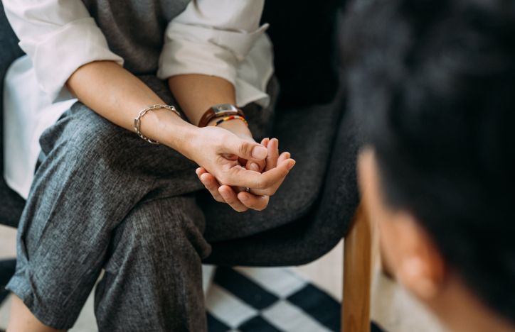 Close Up Of Hands During A Meeting